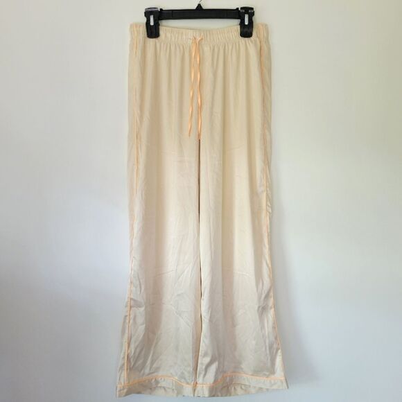 Parade Elegant Cream Pajama Pants Satin M - Picture 1 of 6
